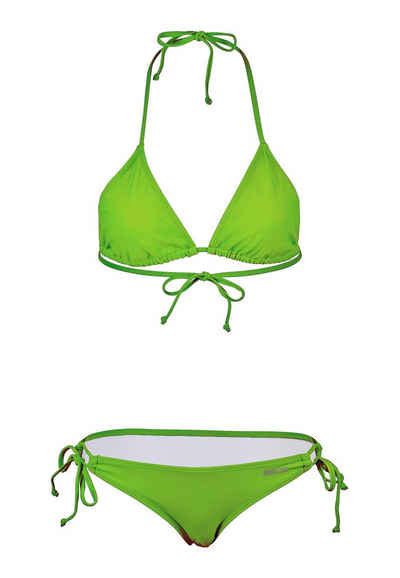 Essentials für Badespaß: grüne Bikinis